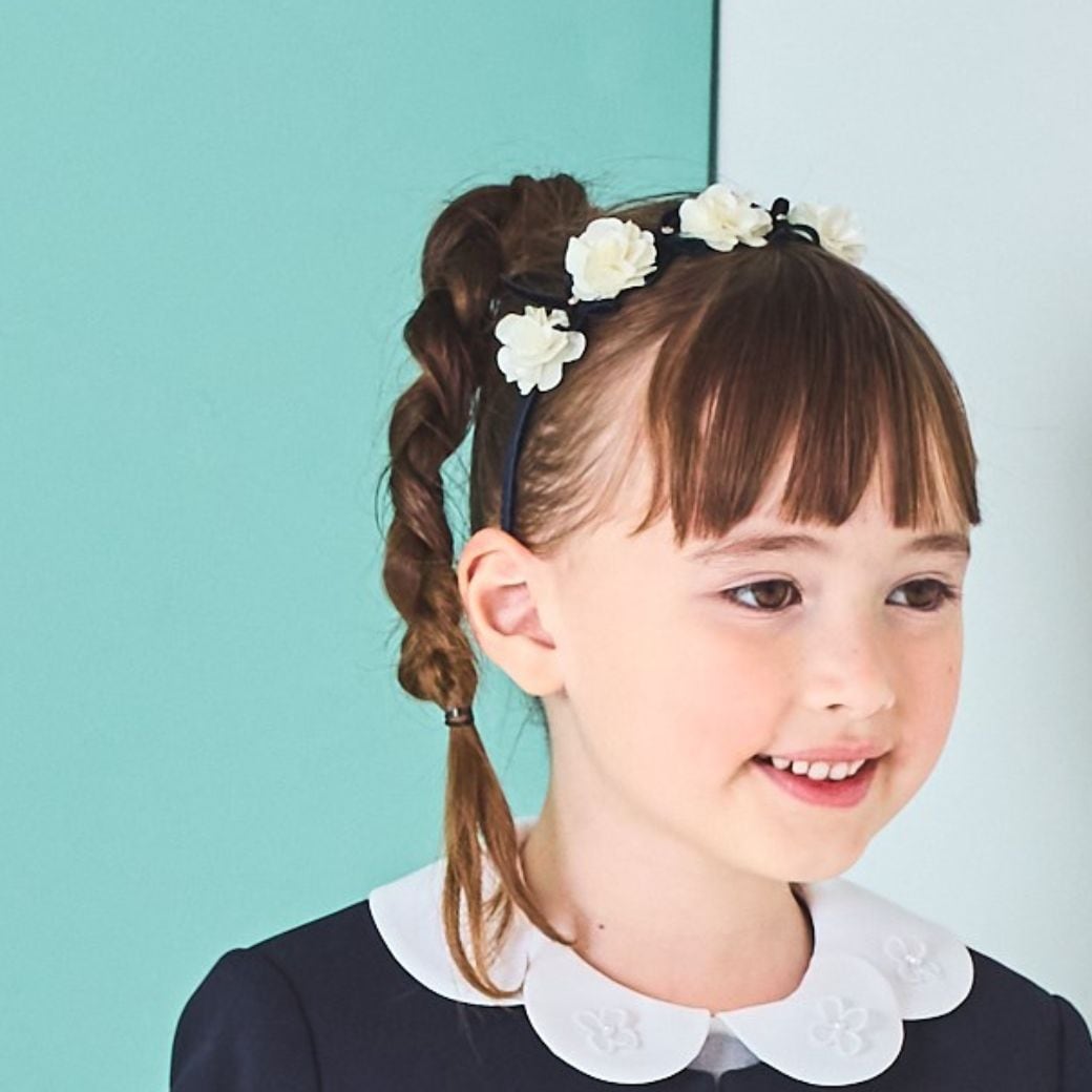 フラワーリボンカチューシャ (8190-0031)