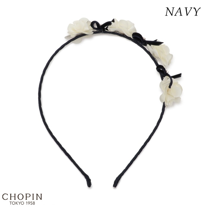 フラワーリボンカチューシャ (8190-0031)