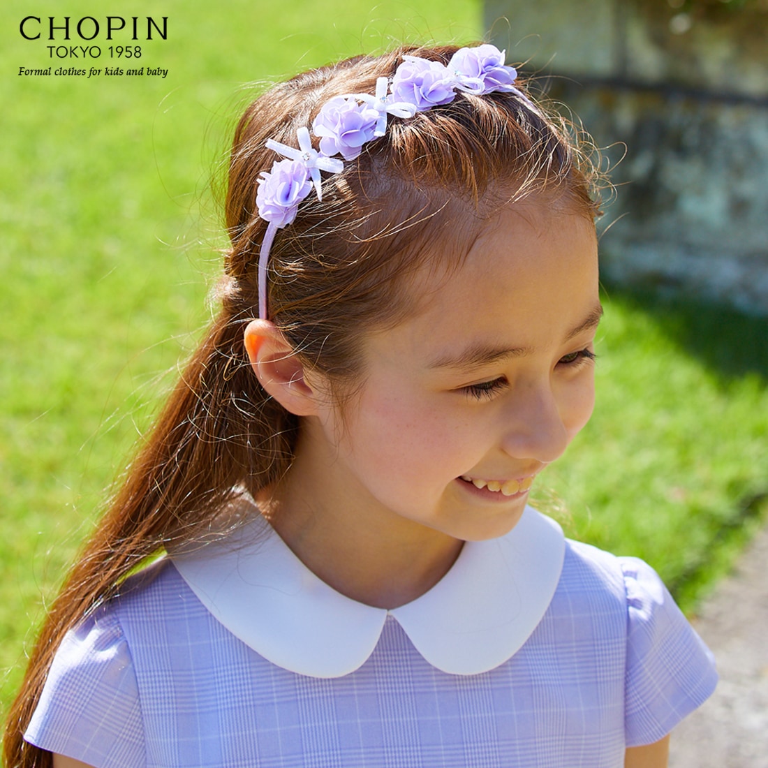 フラワーリボンカチューシャ (8190-0031)