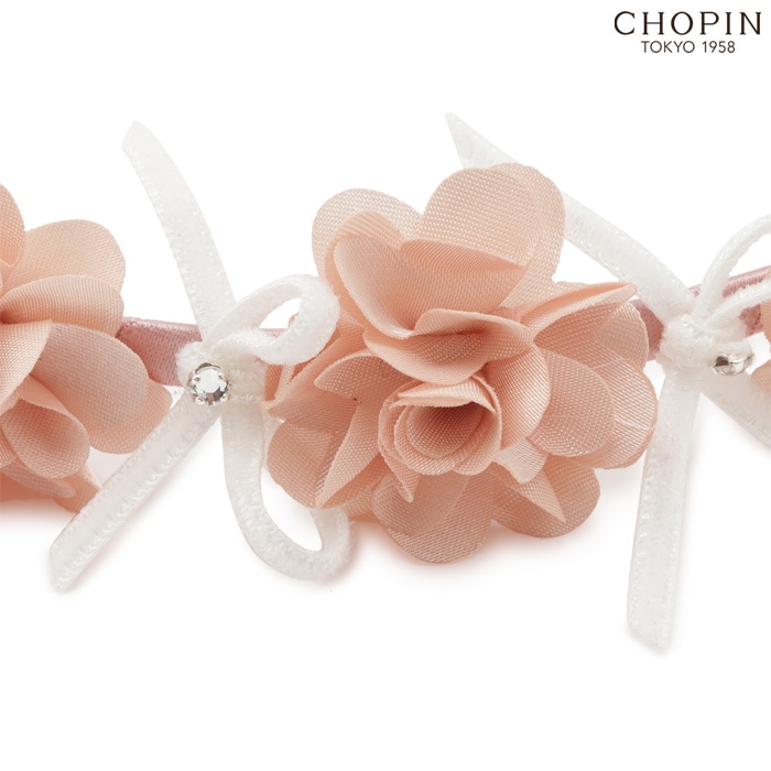 フラワーリボンカチューシャ (8190-0031)