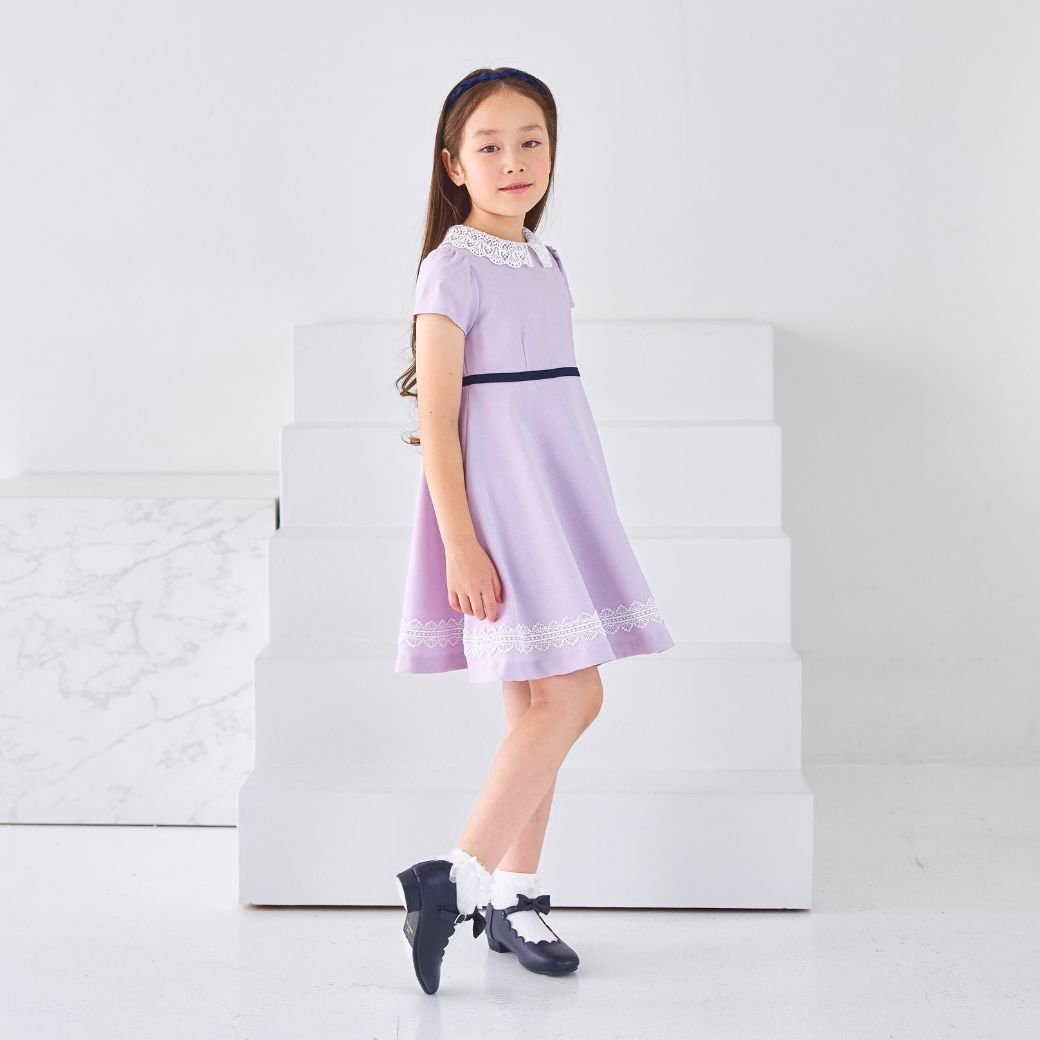 新色追加】レース襟アンサンブル 115 120 130cm （1301-7350） CHOPIN