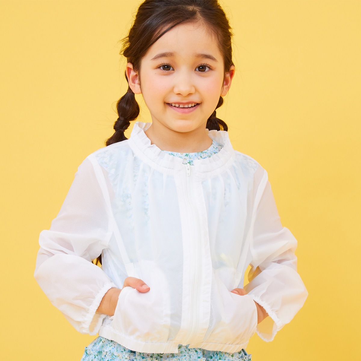 【TIMEセール50%OFF】軽やかシアージャケット 110 120 130 140 150 160cm (2332-7334)