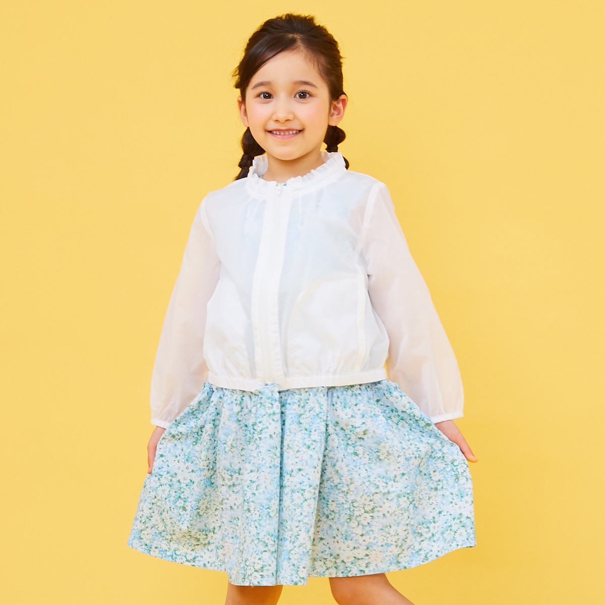 【TIMEセール50%OFF】軽やかシアージャケット 110 120 130 140 150 160cm (2332-7334)