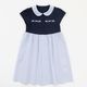COOL MAX リボンワンピース 110 120 130cm (2636-7348) CHOPIN blue/ショパンブルー