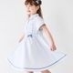 ストライプワンピース 110 120 130cm (2636-7349) CHOPIN blue/ショパンブルー