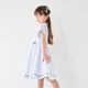 ストライプワンピース 110 120 130cm (2636-7349) CHOPIN blue/ショパンブルー
