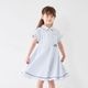 ストライプワンピース 110 120 130cm (2636-7349) CHOPIN blue/ショパンブルー