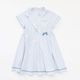 ストライプワンピース 110 120 130cm (2636-7349) CHOPIN blue/ショパンブルー