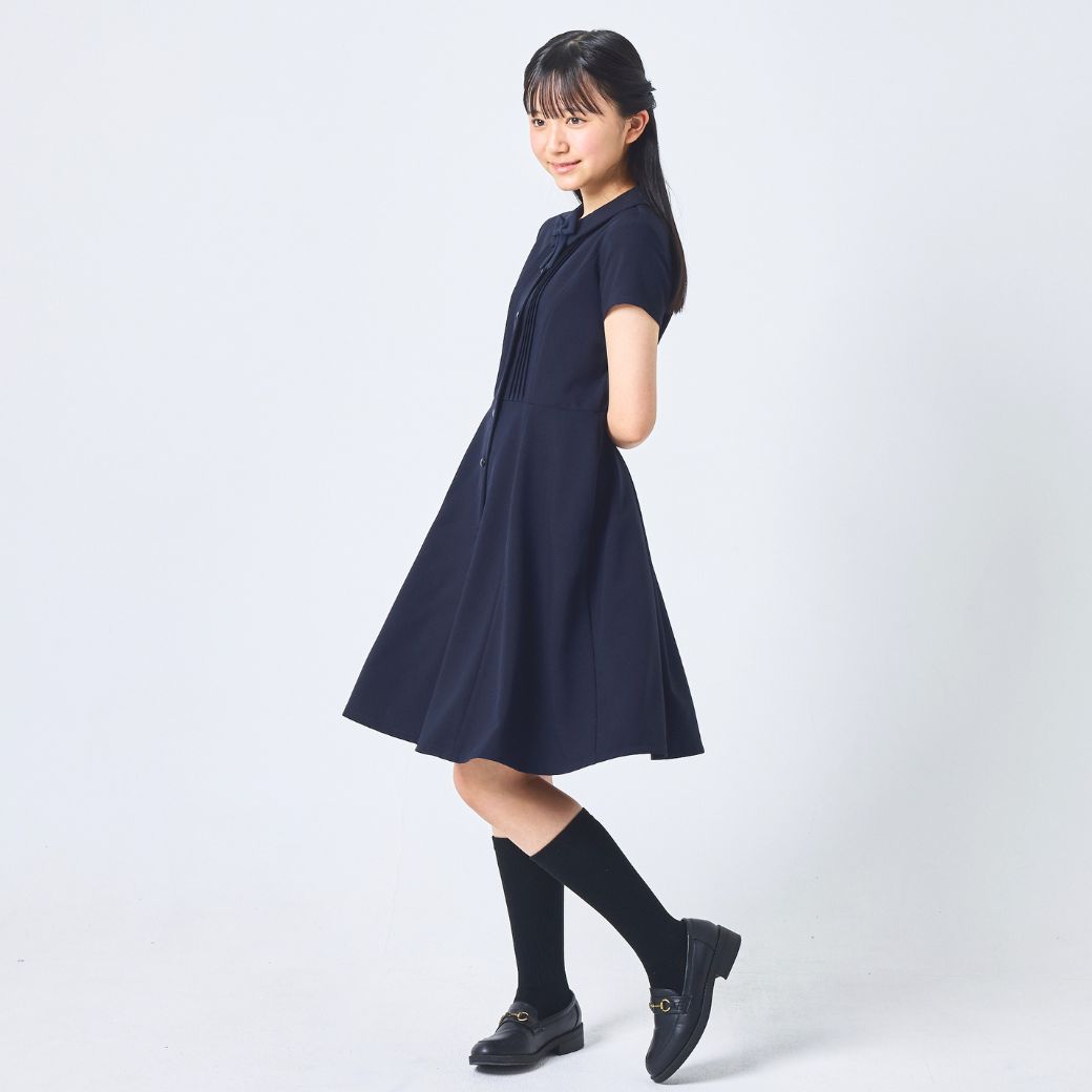 半袖 ピンタックシャツワンピース 140 150 160cm(8836-2506) CHOPIN