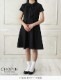 半袖 ピンタックシャツワンピース 140 150 160cm(8836-2506)