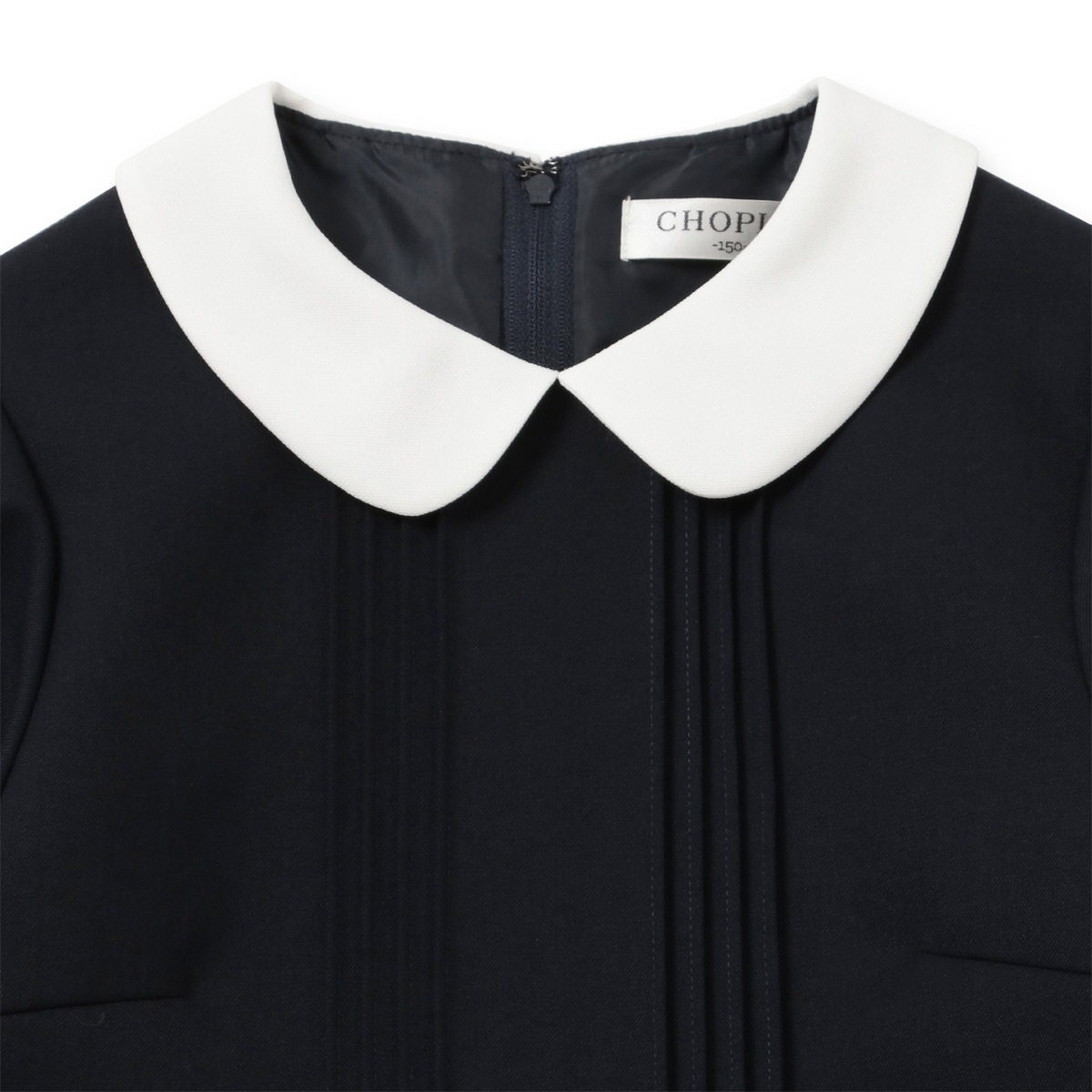 ウエスト切り替えウールワンピース 140 150 160 170cm (8296-2555)