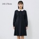 ウエスト切り替えウールワンピース 140 150 160 170cm (8296-2555)