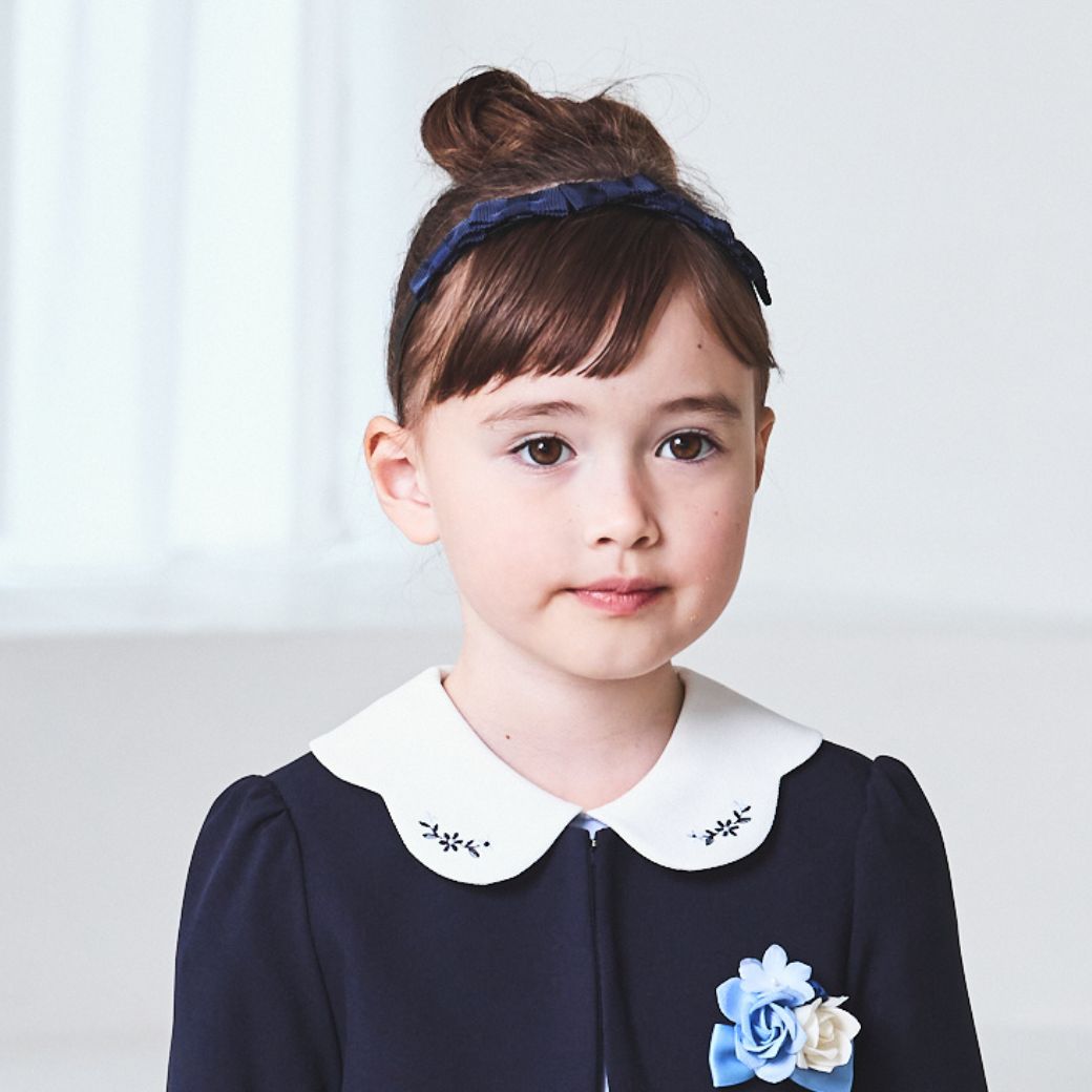 ミニリボンカチューシャ (2590-0049) CHOPIN blue/ショパン ブルー