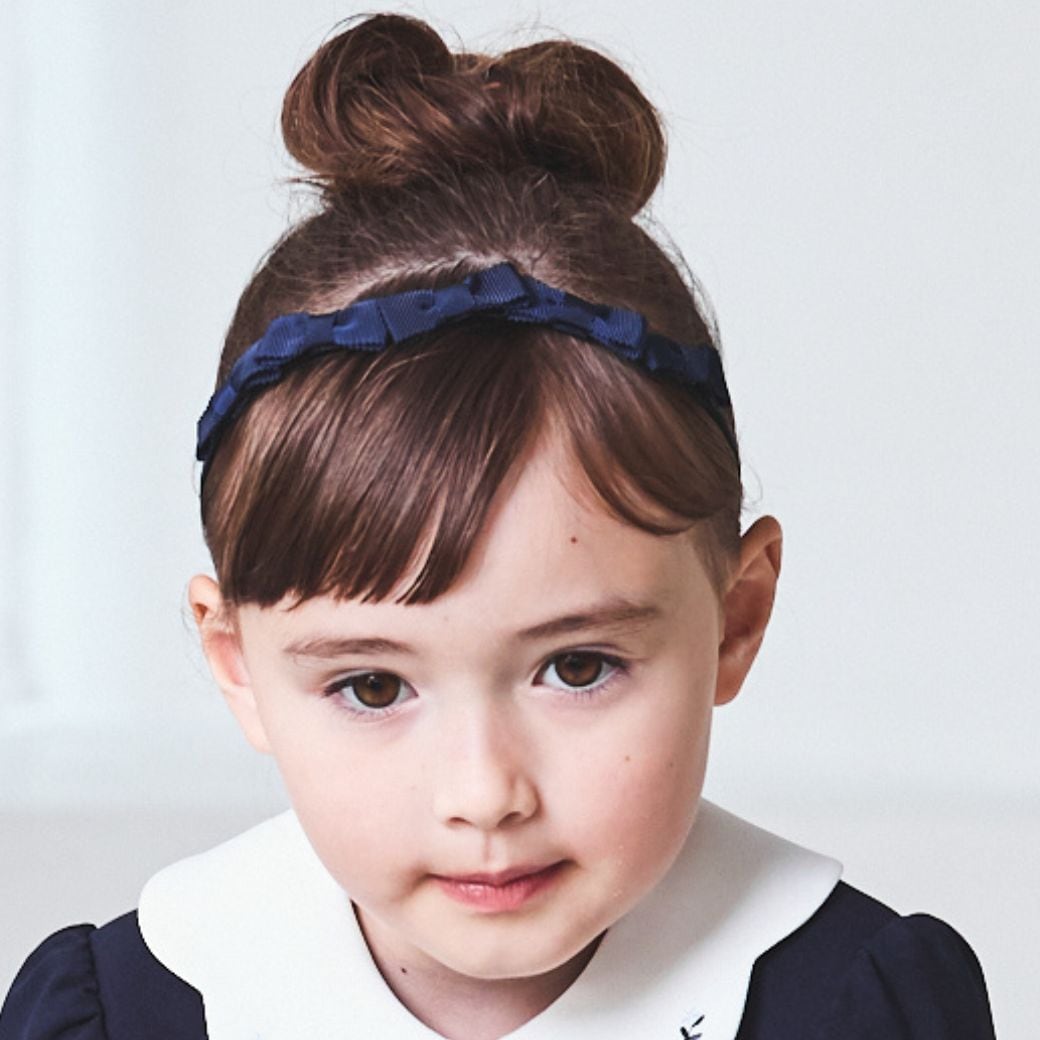 ミニリボンカチューシャ (2590-0049) CHOPIN blue/ショパン ブルー