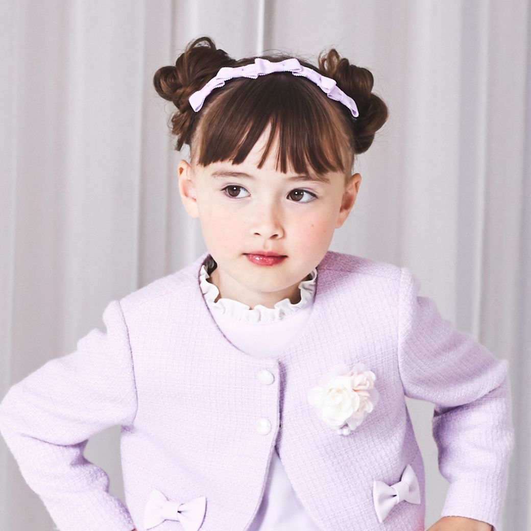 ミニリボンカチューシャ (2590-0049) CHOPIN blue/ショパン ブルー