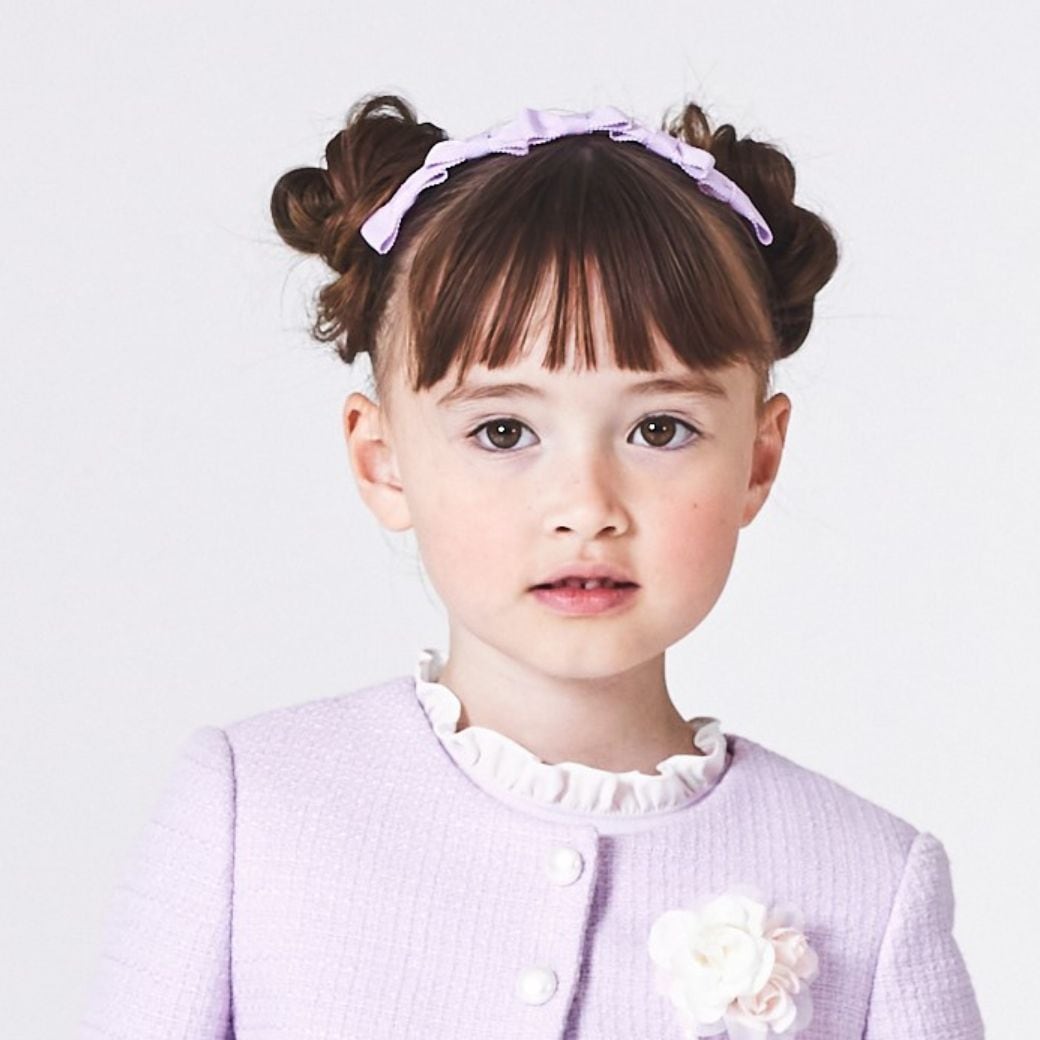 ミニリボンカチューシャ (2590-0049) CHOPIN blue/ショパン ブルー