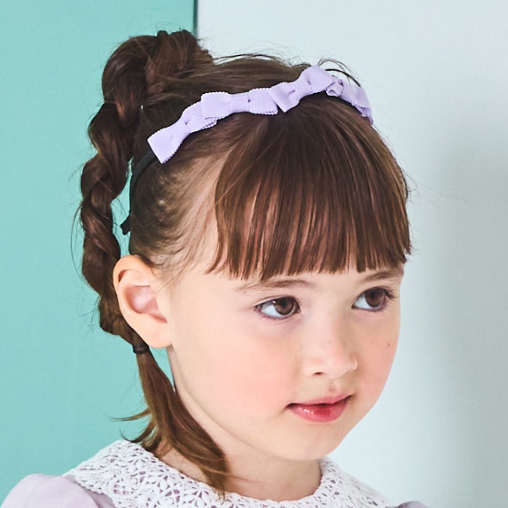 ミニリボンカチューシャ (2590-0049) CHOPIN blue/ショパン ブルー