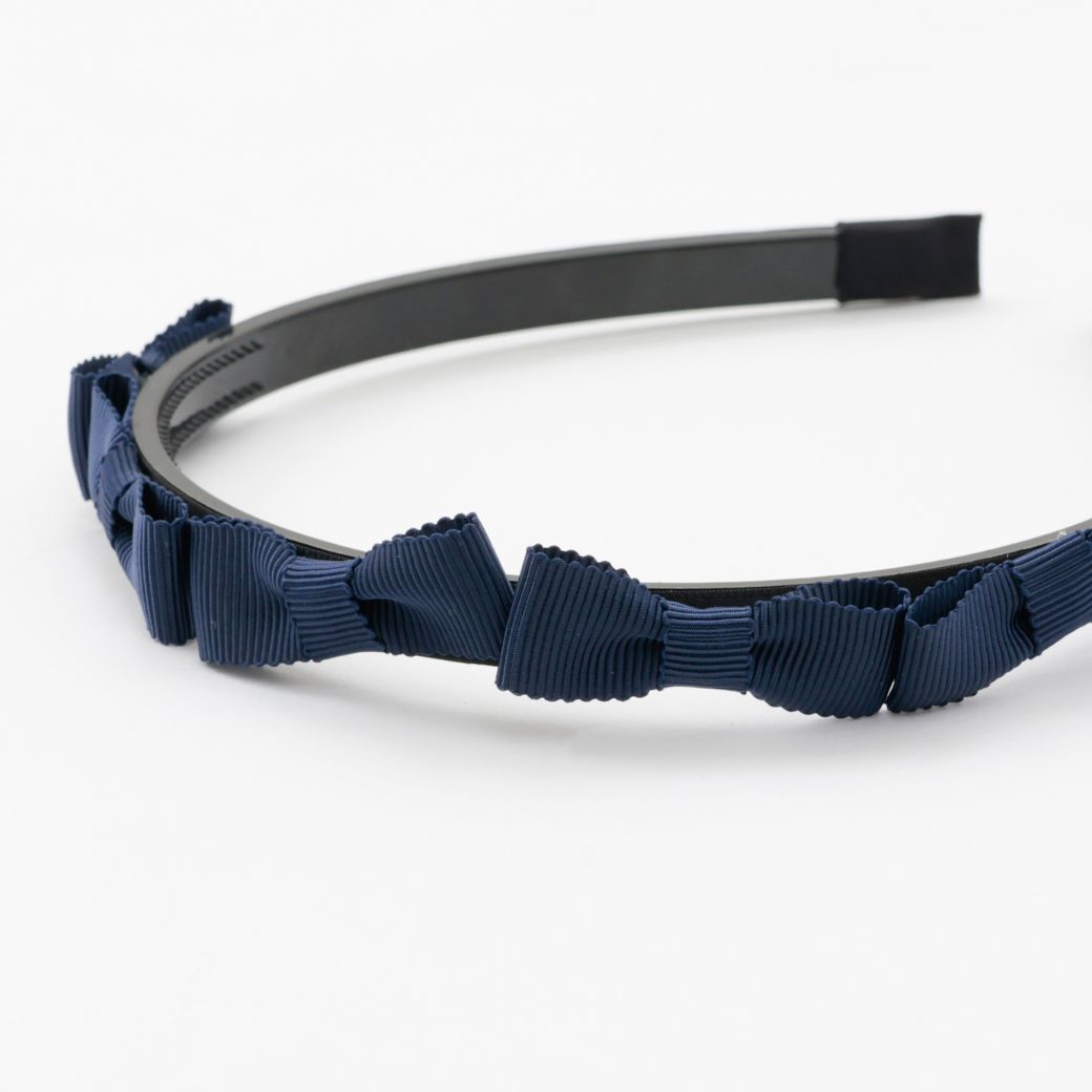 ミニリボンカチューシャ (2590-0049) CHOPIN blue/ショパン ブルー