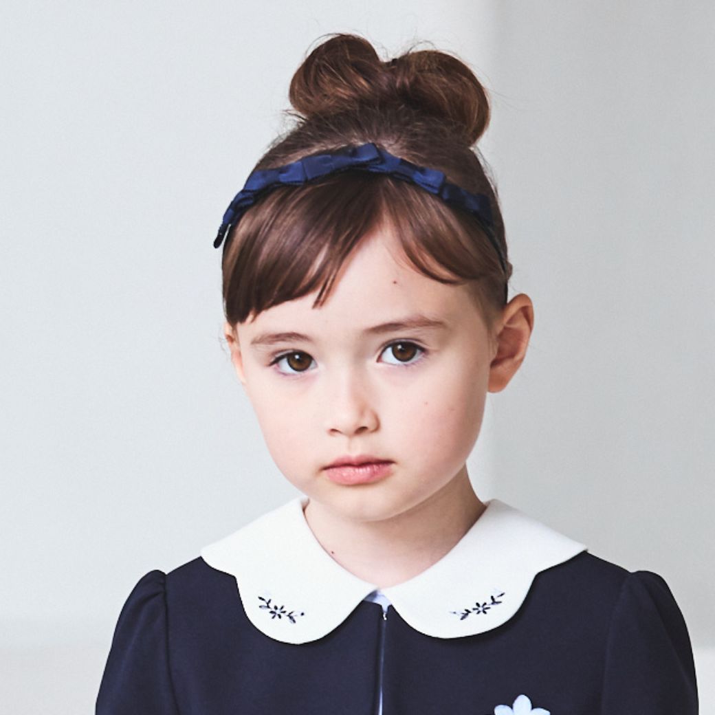 ミニリボンカチューシャ (2590-0049) CHOPIN blue/ショパン ブルー