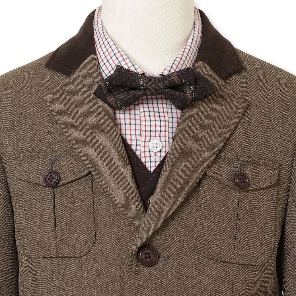 【TIMEセール55%OFF】ツイードクラシックスーツセット 6点セット (8371-5402) 100 110 120 130cm CHOPIN/ショパン