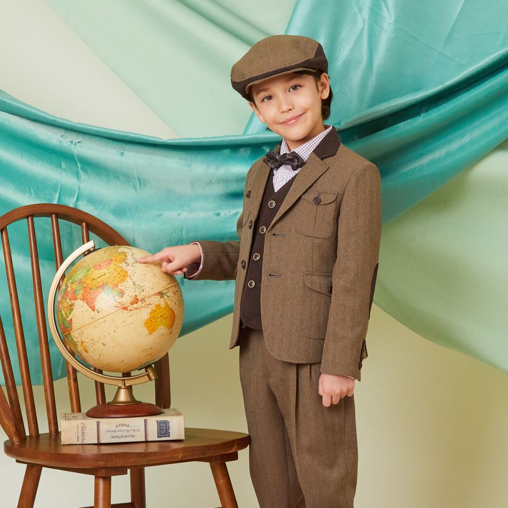 【TIMEセール55%OFF】ツイードクラシックスーツセット 6点セット (8371-5402) 100 110 120 130cm CHOPIN/ショパン