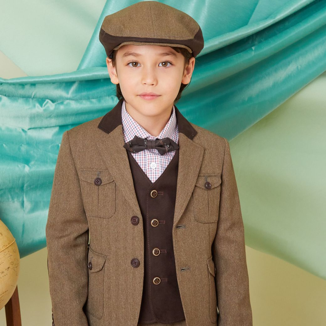 【TIMEセール55%OFF】ツイードクラシックスーツセット 6点セット (8371-5402) 100 110 120 130cm CHOPIN/ショパン