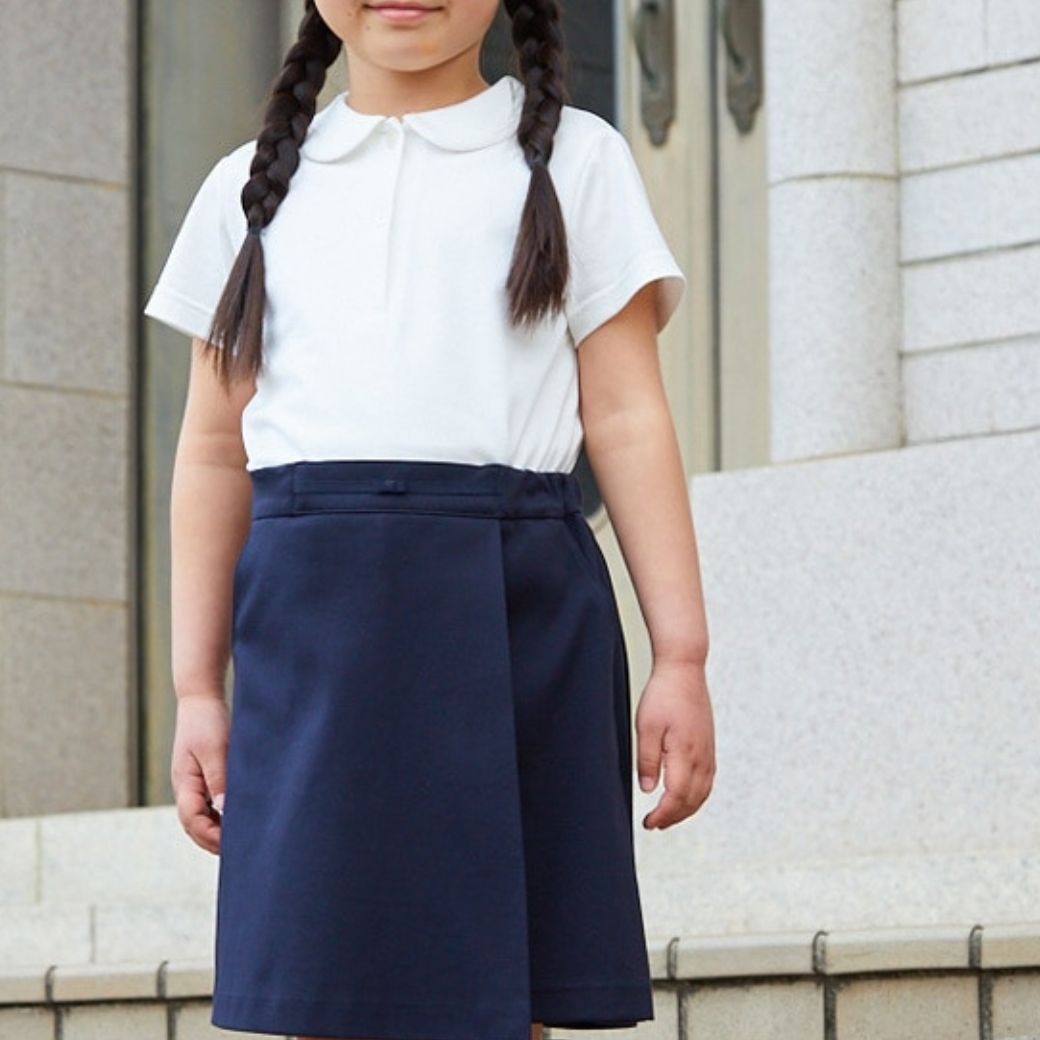 天竺半袖ブラウス 90 100 110 120 130cm(8193-2301)