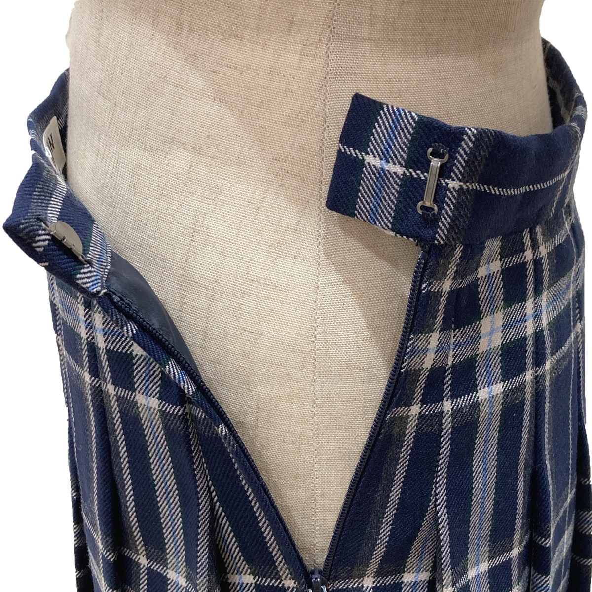 チェック柄ボックスプリーツスカート&リボンセット 140 150 160 170cm (8294-2556) CHOPIN/ショパン