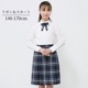 チェック柄ボックスプリーツスカート&リボンセット 140 150 160 170cm (8294-2556) CHOPIN/ショパン
