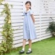 【SUMMERセール20％OFF】セーラーAラインワンピース 140 150 160cm	(8336-7514) CHOPIN/ショパン
