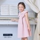 【キッズ】アートリボンAラインドレスワンピース 120 130cm (8536-2304tdl) CHOPIN/ショパン