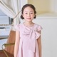 【キッズ】アートリボンAラインドレスワンピース 120 130cm (8536-2304tdl) CHOPIN/ショパン