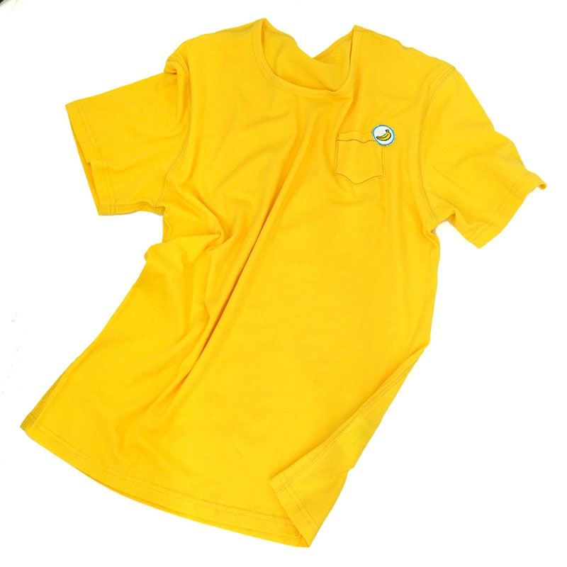 【BANANA Tees】Apple Pocket YELLOW