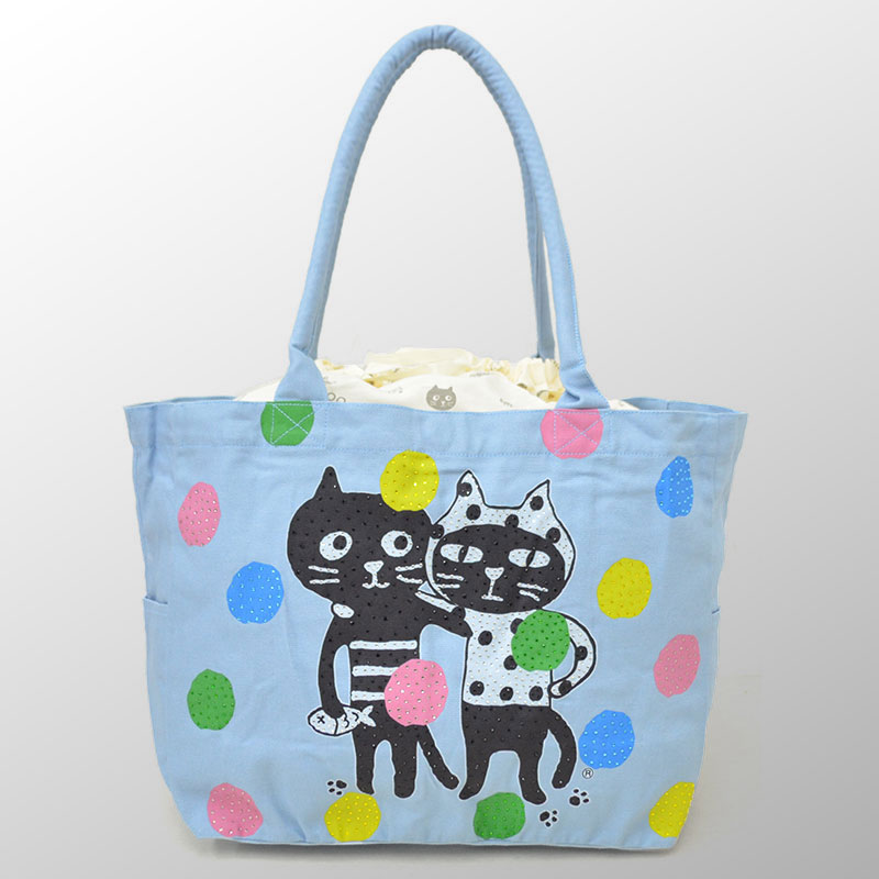 キャッツフレンズカラフルドットLバッグ