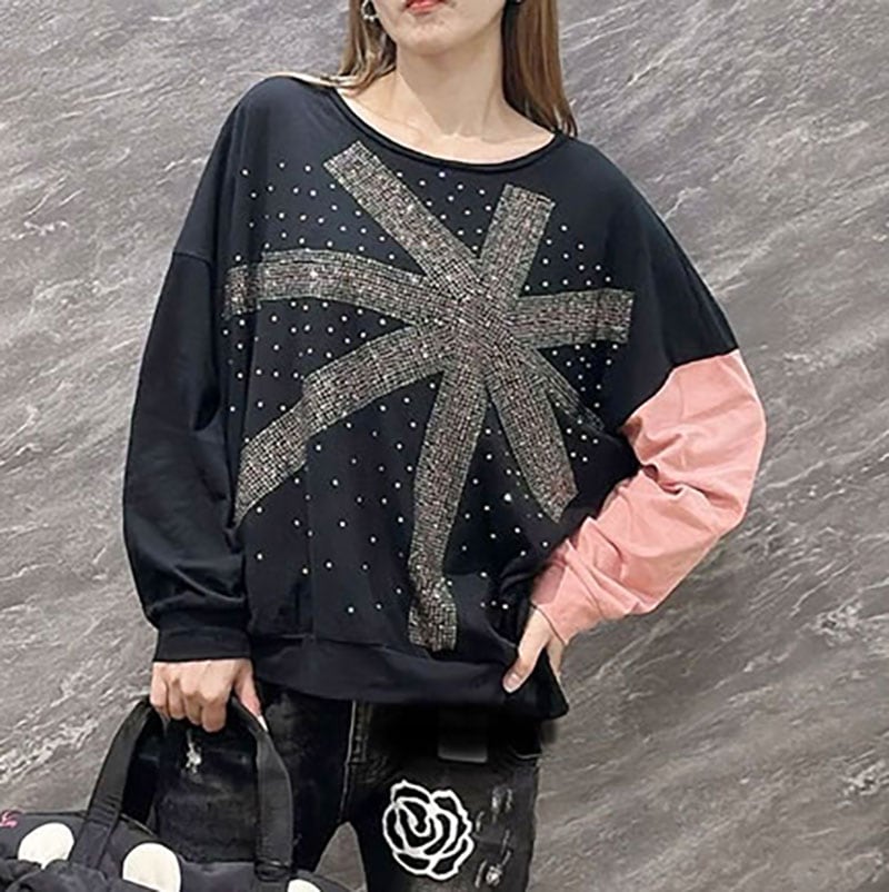 ユニオンジャックシフトロングTシャツ