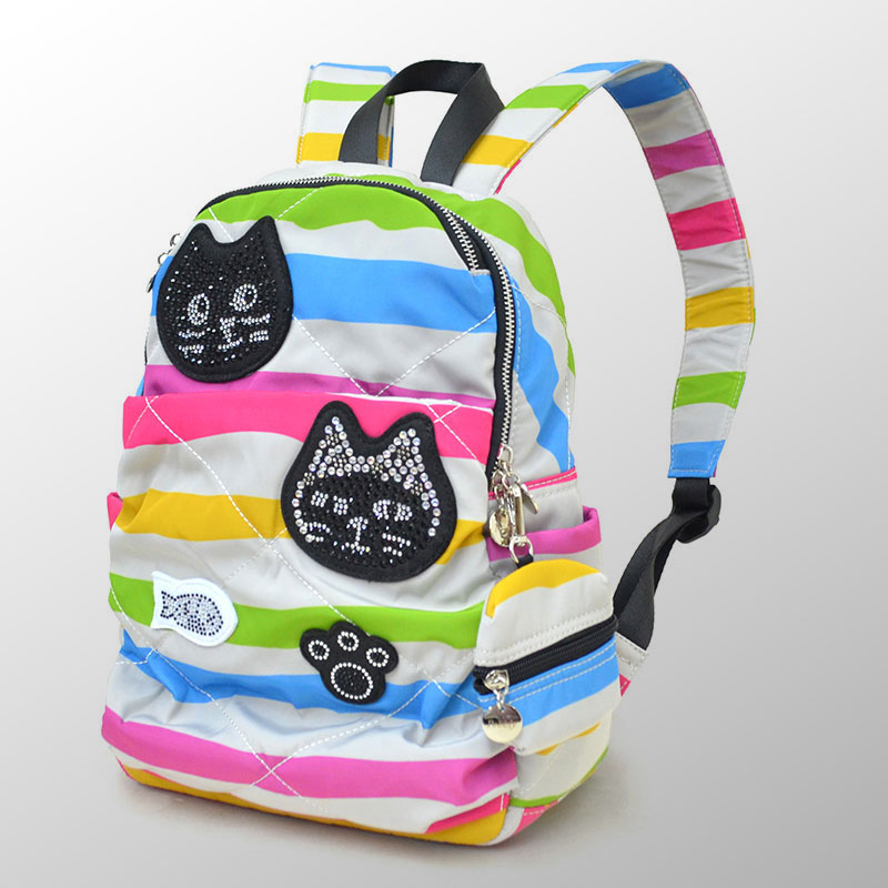 pebbly リュック（猫バッチ付き） 美品 バッグ,その他バッグ | Pebbly公式通販サイト