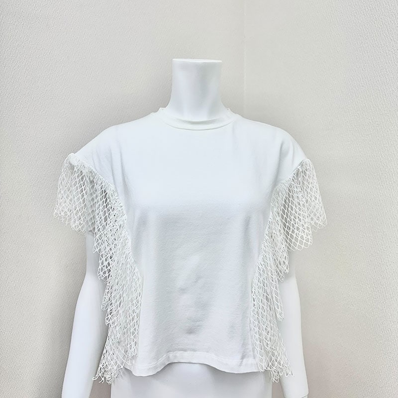 【インポート】[DIXIE]メッシュフリルTシャツ