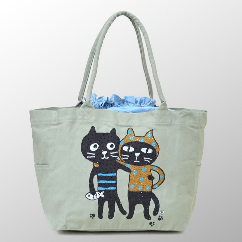 カラフルキャッツフレンズLバッグ