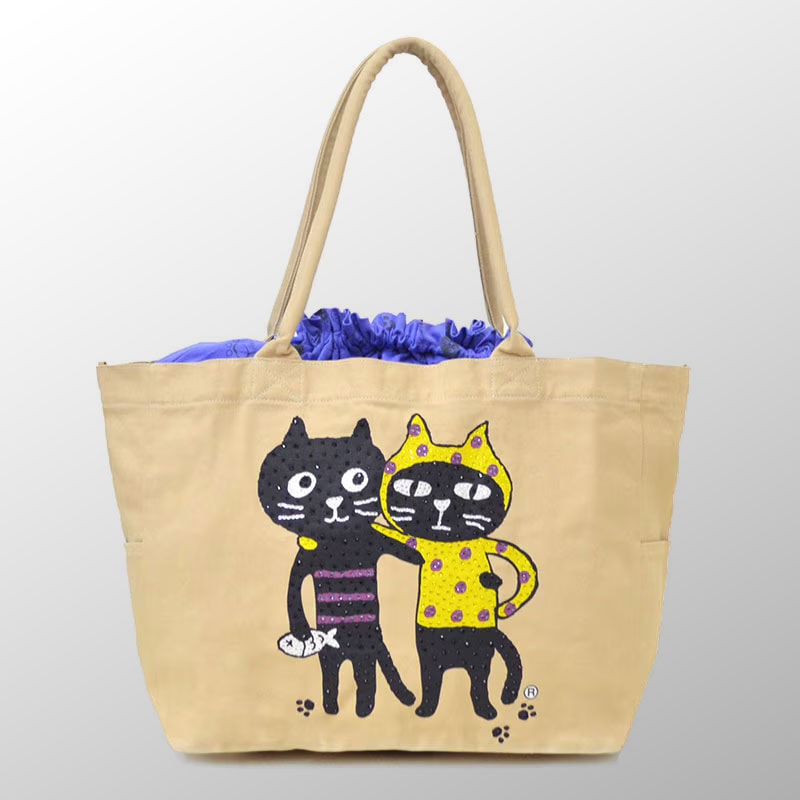 カラフルキャッツフレンズLバッグ