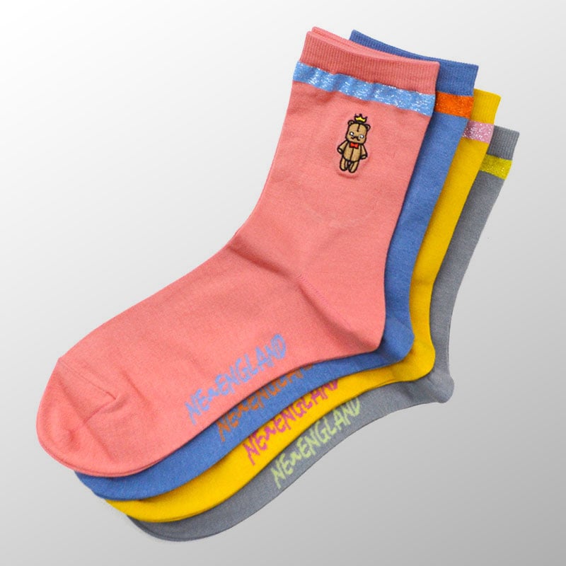 【NEW ENGLAND】クラウンベアソックス