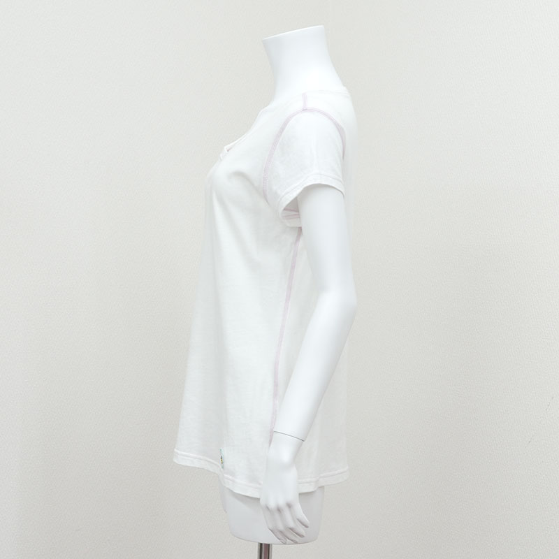 【BANANA Tees】Plum WHITE