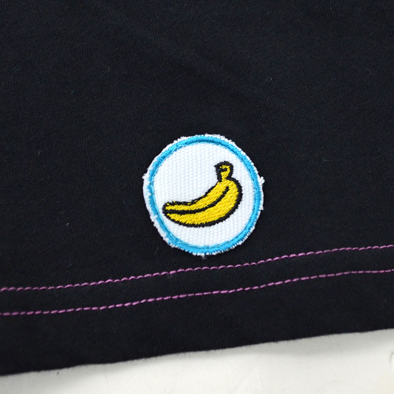 【BANANA Tees】Plum BLACK