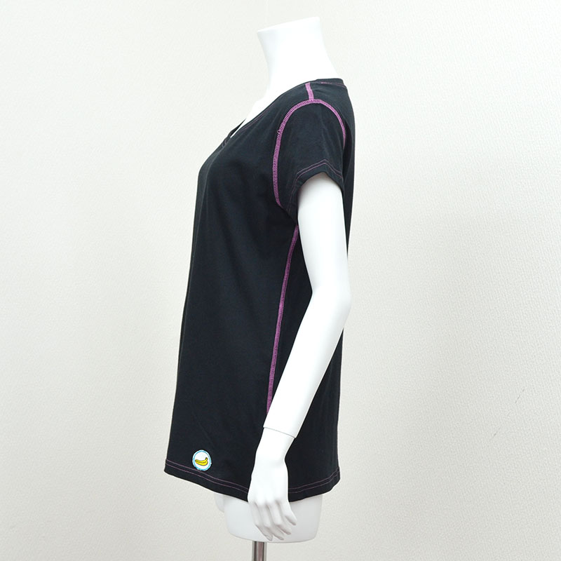 【BANANA Tees】Plum BLACK