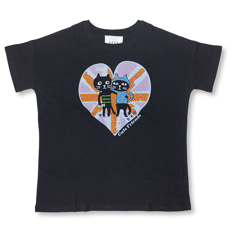 キャッツフレンズユニオンハートTシャツ