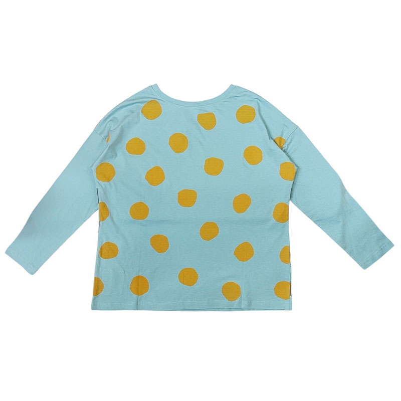 ボーダードットロングTシャツ