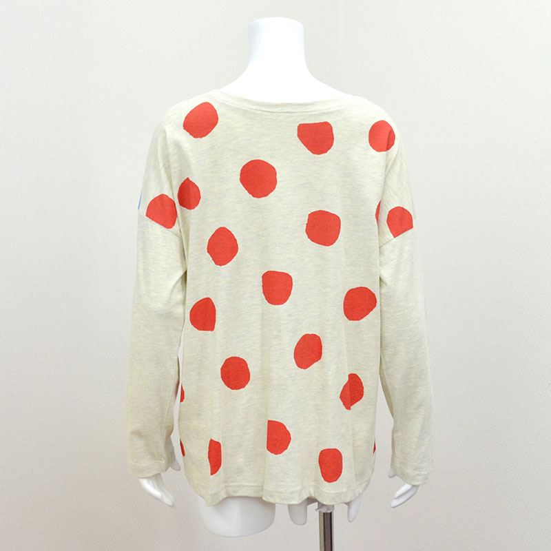 ボーダードットロングTシャツ