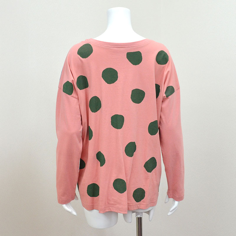 ボーダードットロングTシャツ