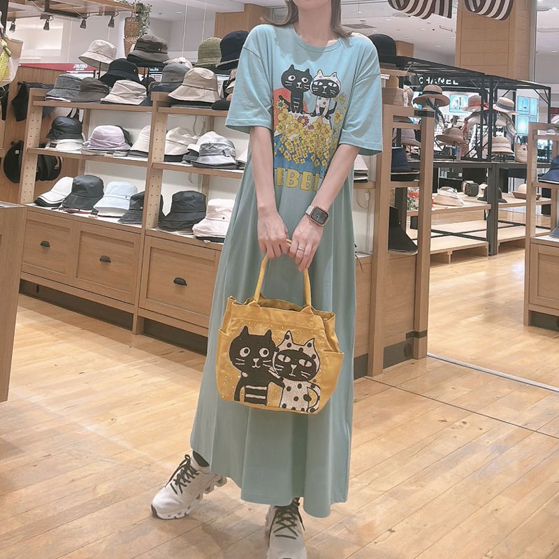 Me&Yo菜の花フジTドレスワンピース