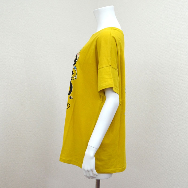 【NEW ENGLAND×Pebblyコラボ】カラフルキャッツフレンズwith NEW ENGLANDベアTシャツ