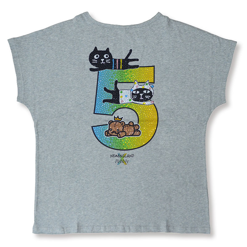 【NEW ENGLAND×Pebblyコラボ】Me&Yo 5 NEW ENGLANDベアTシャツ